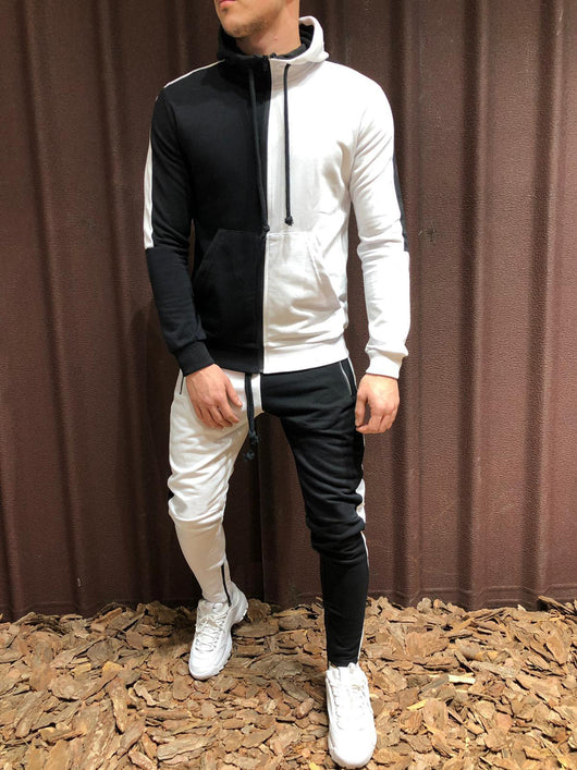 Conjunto Deportivo de Dos Piezas con Capucha y Contraste - Image 12