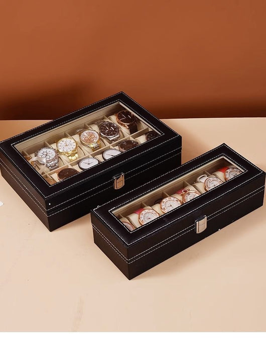 Caja Organizadora de Cuero para Relojes de Lujo - Image 19