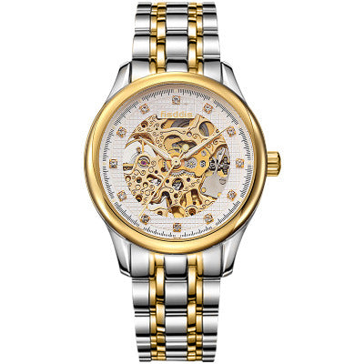 Reloj Mecánico Automático Luminoso de Acero Inoxidable con Diseño Hueco - Image 6