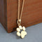 Paw Necklace Dorado