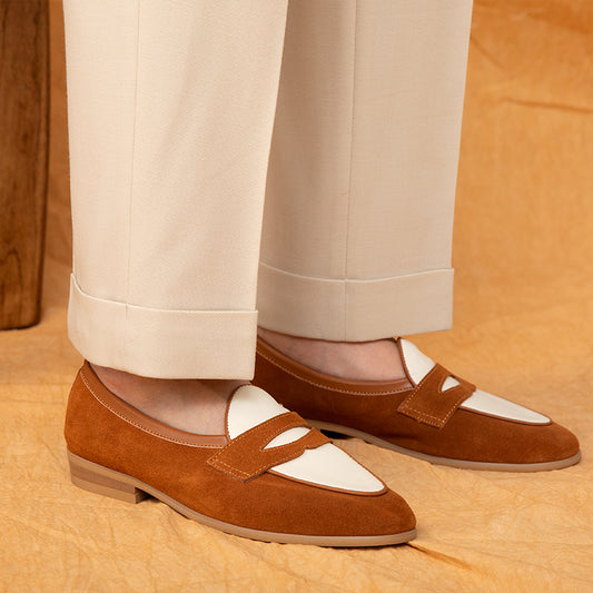 Zapatos de Cuero Casual para Hombre - Comodidad de Verano