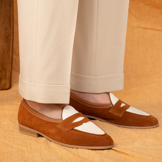 Zapatos de Cuero Casual para Hombre - Comodidad de Verano