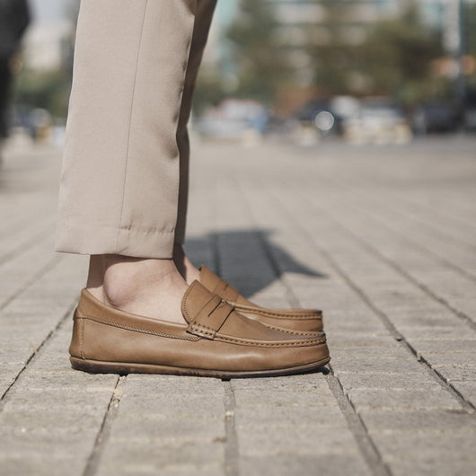 Zapatos de Cuero Estilo Británico para Hombre