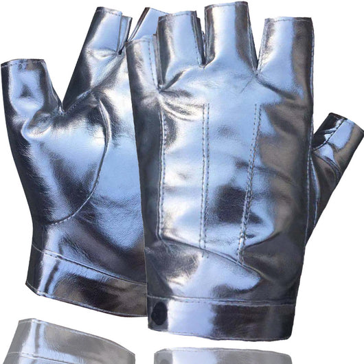 Guantes de Cuero Mitones con Tres Bandas para Hombre - Image 14