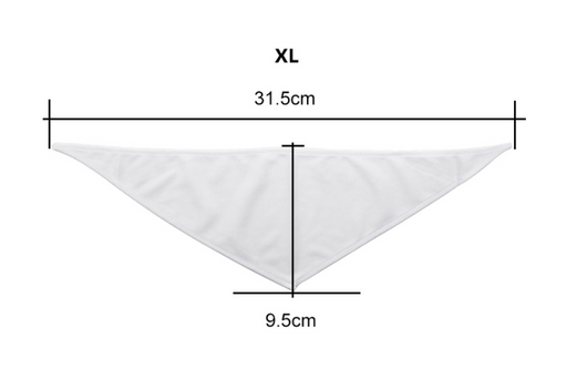Toalla Triangular para Mascotas con Impresión por Transferencia de Calor - Image 19
