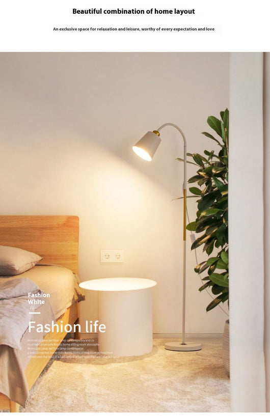 Lámpara de Pie Nórdica para Sala con Protección Visual - Image 16
