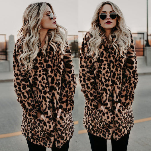 Abrigo de Piel Sintética para Mujer Invierno - Image 2