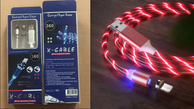 Cable de Carga Magnético Rápido con LED - USB Tipo-C, Micro USB y Lightning - Image 21