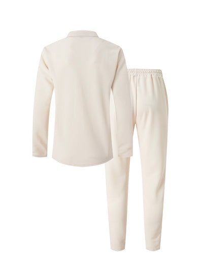 Traje Ejecutivo Clásico para Hombre - Colores Sólidos Otoño Invierno - Image 13