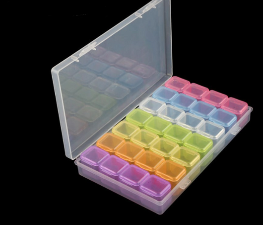 Organizador de Joyería con 28 Compartimentos Transparente - Image 17