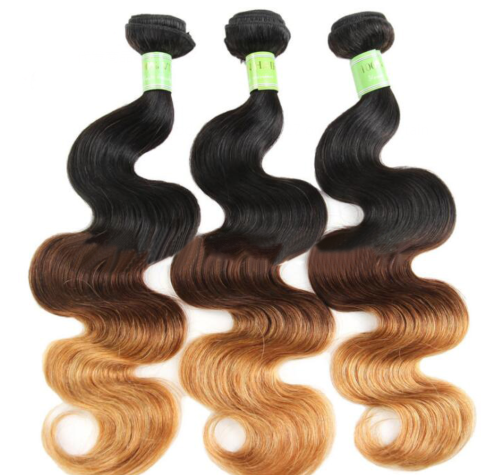Paquete de Extensiones Onduladas Ombré T1b27 - Cabello Natural Xuchang