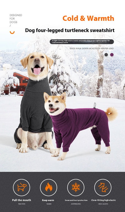 Abrigo Polar para Perros con Cuello Alto - Protección Térmica Completa - Image 8