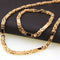 Conjunto de Collar y Pulsera de Acero Titanio Dorado
