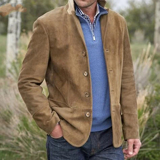 Chaqueta Casual Retro para Hombre - Estilo Europeo y Americano - Image 5
