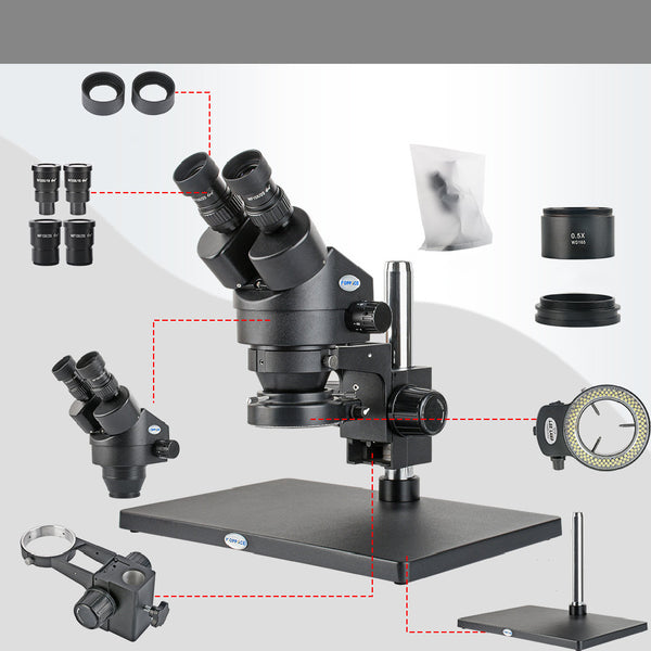 Microscopio Estereoscópico de Plataforma Grande con Visión Binocular