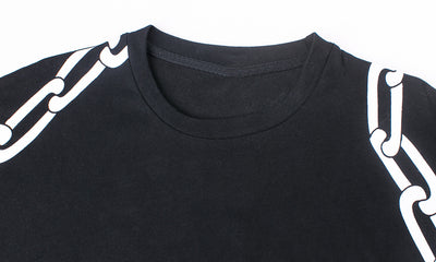 Playera de Pareja Estampado Cadena - Image 6