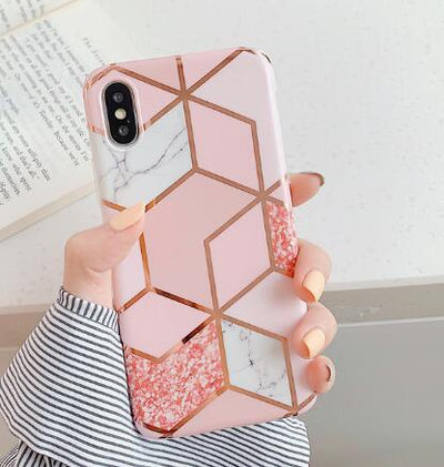 Funda de Silicona Marmolada Compatible con Apple - Image 16