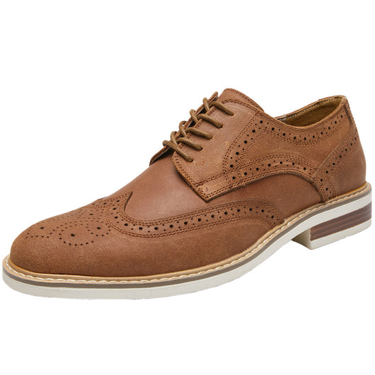 Zapatos Formales de Gamuza Auténtica para Hombre - Estilo Brogue Ejecutivo - Image 5