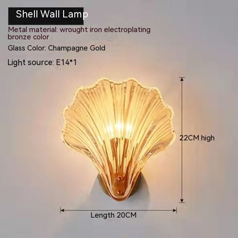 Lámpara de Pared de Cristal para Dormitorio - Diseño Italiano Minimalista - Image 3