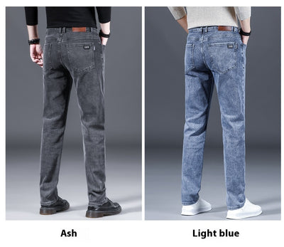 Pantalones de Vestir Holgados Rectos Invierno Gruesos para Hombre - Image 9