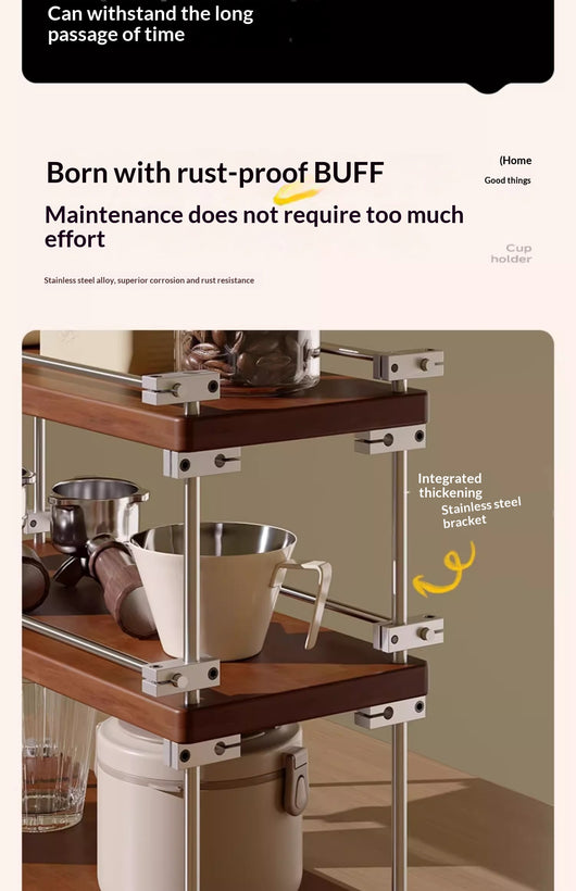 Repisa Estante para Máquina de Café Estilo Retro Moderno - Image 25