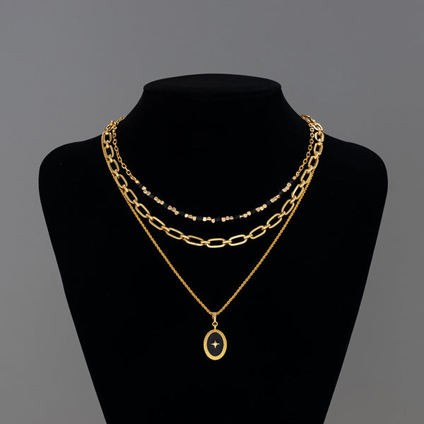 Cadena de Oro 18k con Dije Estrella - Collar Elegante para Clavícula - Image 4