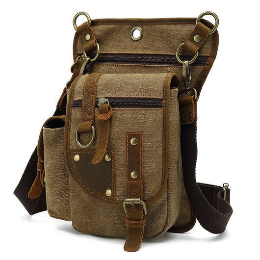 Bolsa Mensajera de Lona para Hombre - Estilo Casual y Versátil - Image 13