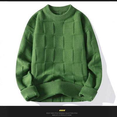 Suéter Minimalista de Cuello Redondo para Hombre - Image 2