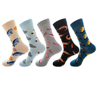 Calcetines Jacquard de Moda Unisex con Diseño Animal - Image 40