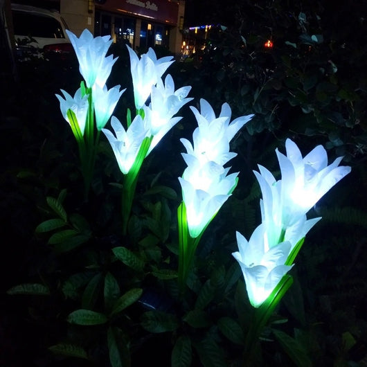 Lámpara Solar LED Multicolor para Jardín y Patio - Image 3