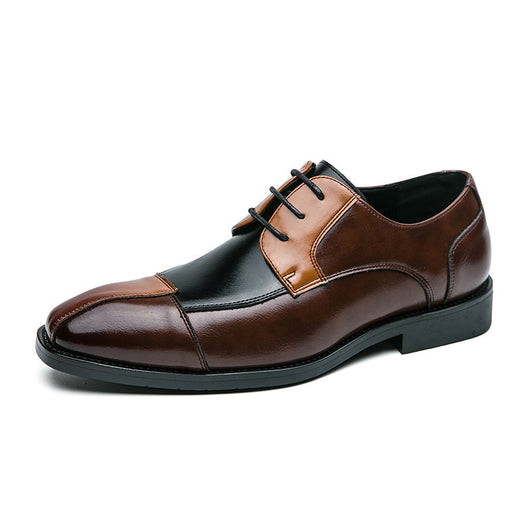 Zapatos de Cuero Talla Grande con Punta Cuadrada - Elegancia Formal y Casual - Image 6