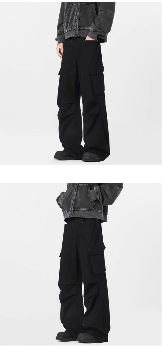 Pantalones Rectos Casuales Retro - Estilo Urbano Moderno para Hombre - Image 20