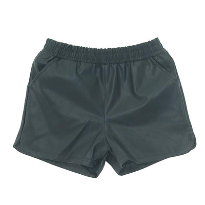 Pantalones de Piel Sintética Cintura Alta Pierna Ancha Casual - Image 6