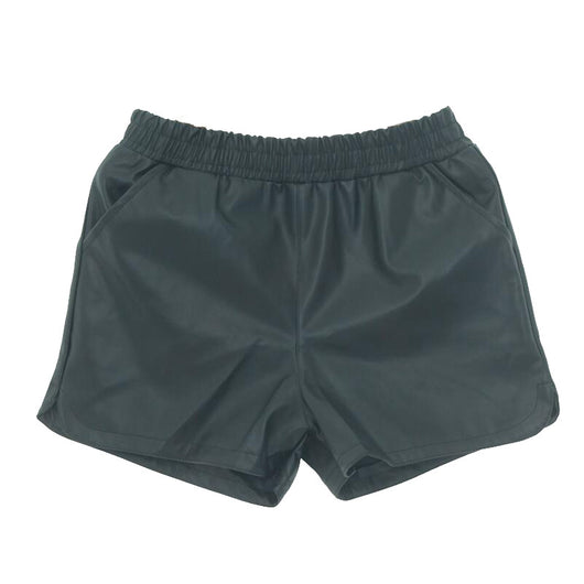 Pantalones de Piel Sintética Cintura Alta Pierna Ancha Casual - Image 6