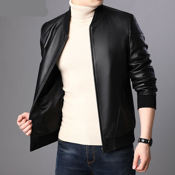 Uniforme de Béisbol en Piel de Oveja para Otoño e Invierno