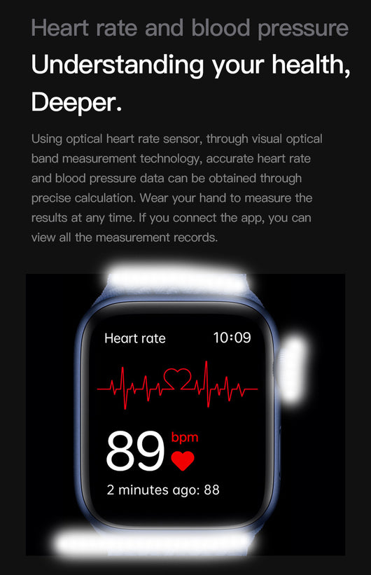Reloj Inteligente T500 Pro con Pantalla Dividida y Monitoreo de Salud - Image 18