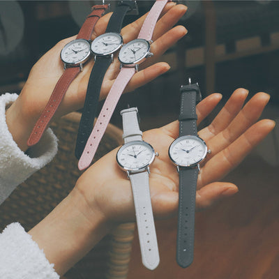 Reloj de Cuarzo Retro Artístico Coreano para Parejas - Image 5