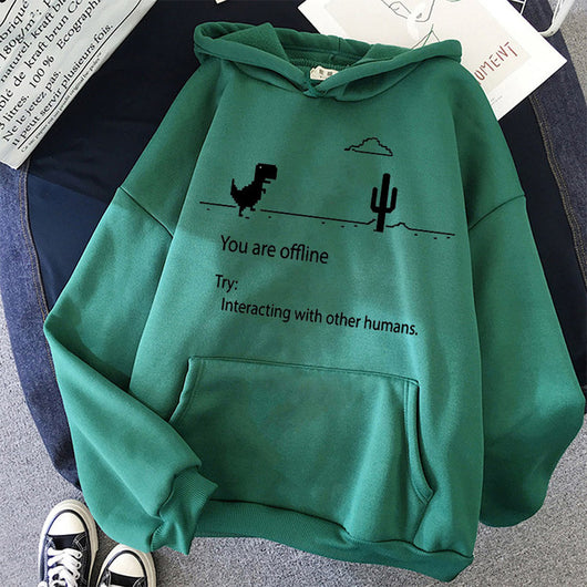 Sudadera con Capucha Estampado Dinosaurio - Image 5