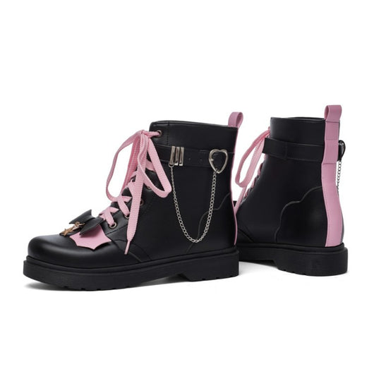 Botas Martin para Mujer con Cadena Metálica y Moño - Image 12