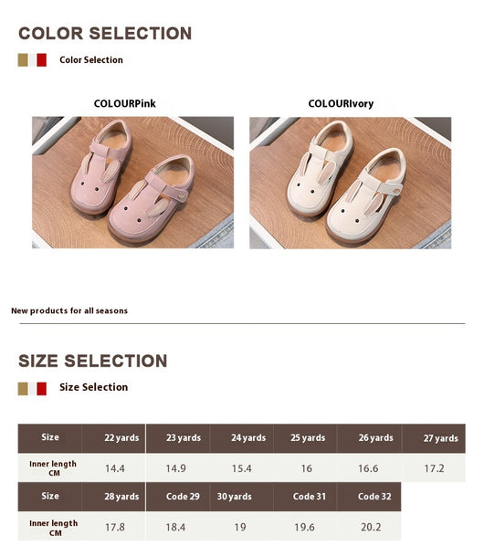 Zapatos de Cuero para Niñas Antideslizantes con Suela Suave - Diseño Princesa - Image 14