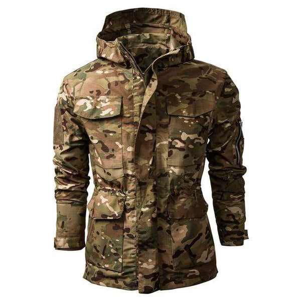 Chaqueta Táctica Multifuncional con Capucha