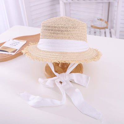 Sombrero de Paja Calado Protección Solar Estilo Británico - Image 7