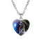 Women's Zodiac Heart Pendant Necklace Capricorn
