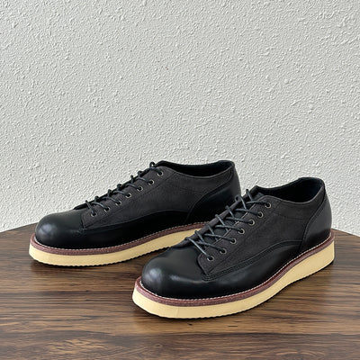 Zapatos Casuales Retro de Plataforma con Combinación de Colores - Image 26