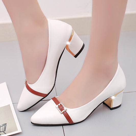Sandalias de Tacón Cuadrado para Mujer