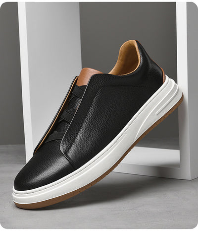 Zapatos Casuales de Cuero Genuino Nobuk - Slip-on Cómodos - Image 19