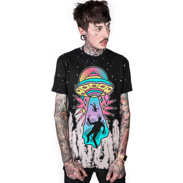 Playera Abducción - Diseño Gráfico Único