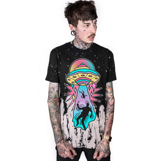 Playera Abducción - Diseño Gráfico Único