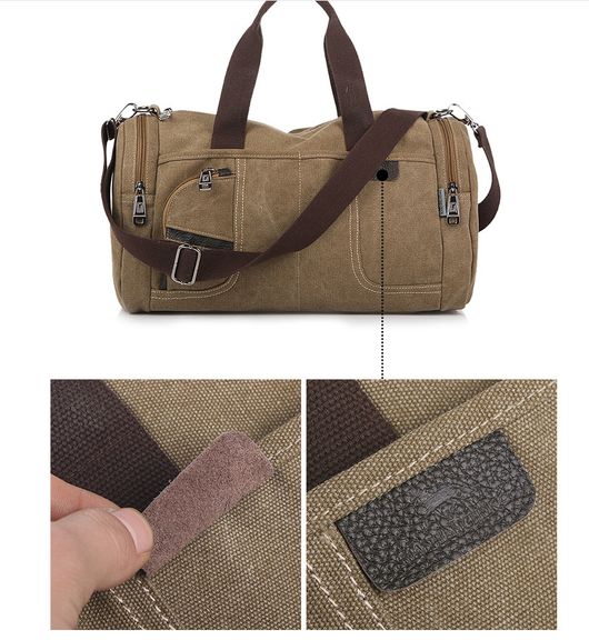 Bolsa Tote de Lona de Gran Capacidad - Image 7