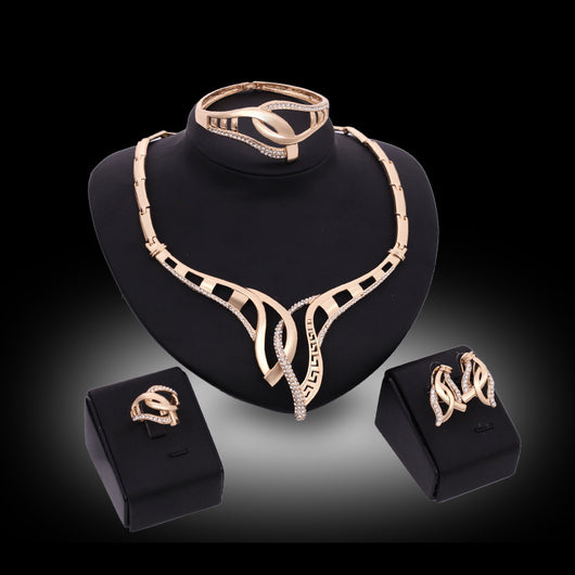 Juego de Joyas Elegante Europeo y Americano